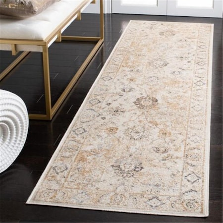Safavieh 2 ft. 7 in. x 4 ft. Atlas 987A Power Loomed Accent Area Rug Ivory & Beige ATL987A-24
